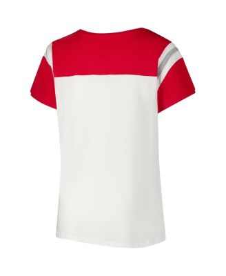 Women's White Wisconsin Badgers Plus Size Winning Gear T-Shirt