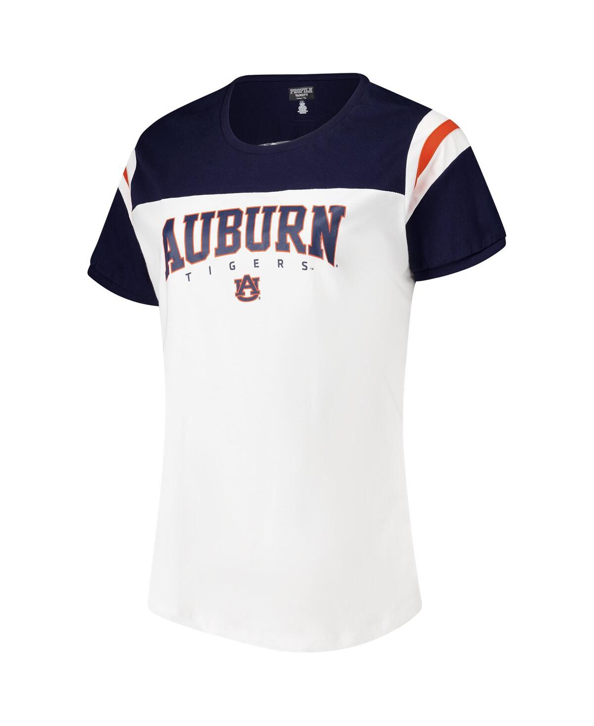 Fanatics Women's White Auburn Tigers Plus Size Winning Gear T-shirt In Multi