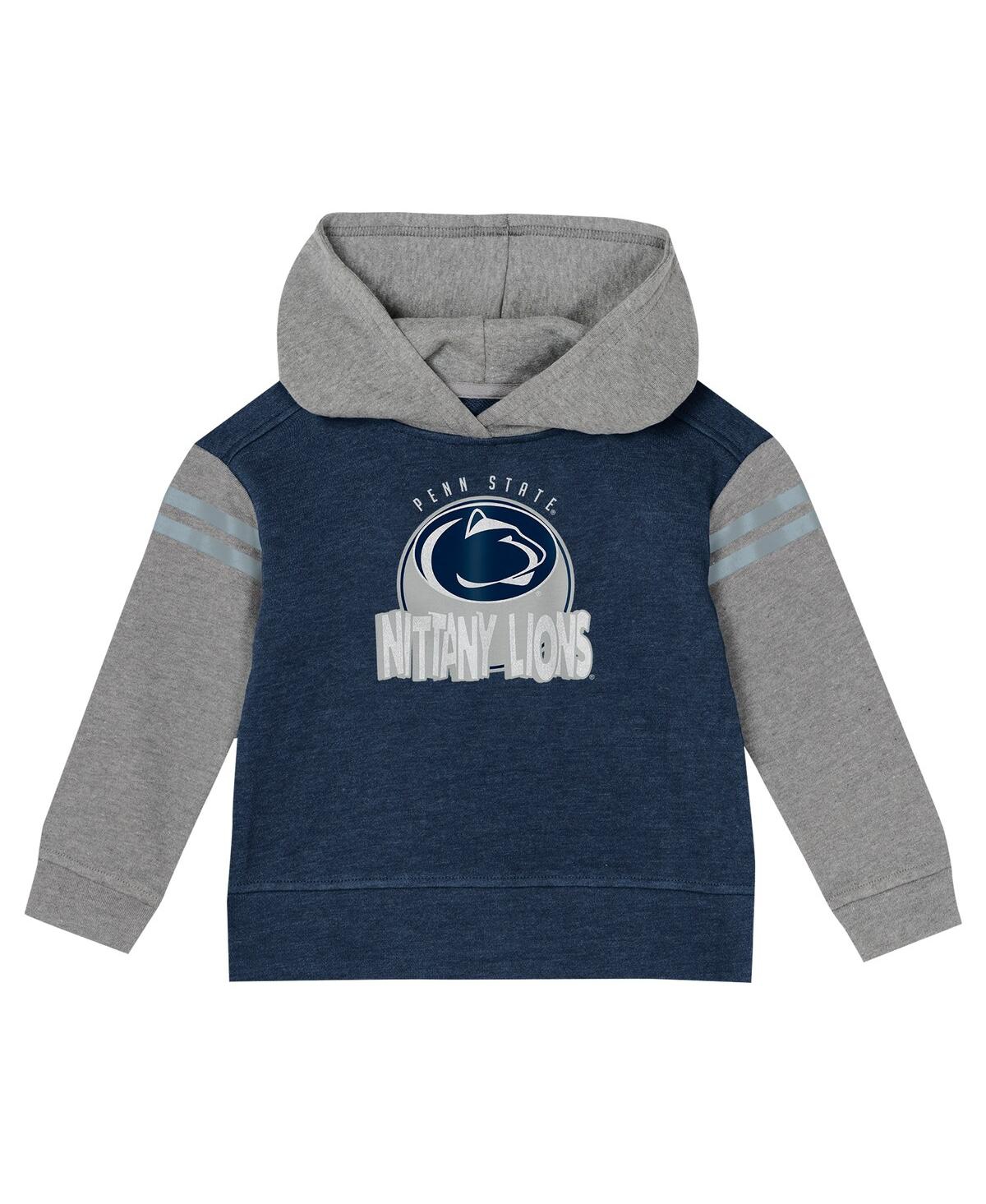 Outerstuff Girls Toddler 2-piece Penn State Nittany Lions Clubhouse Pullover Hoodie And Legging Set In Gray