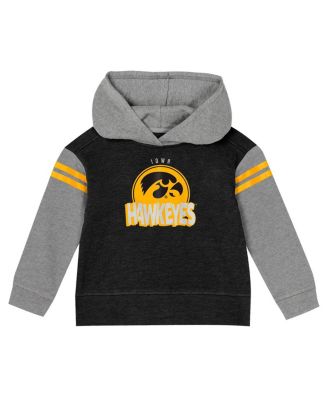 Girls Preschool 2-Piece Black Iowa Hawkeyes Preschool Clubhouse Pullover Hoodie and Legging Set