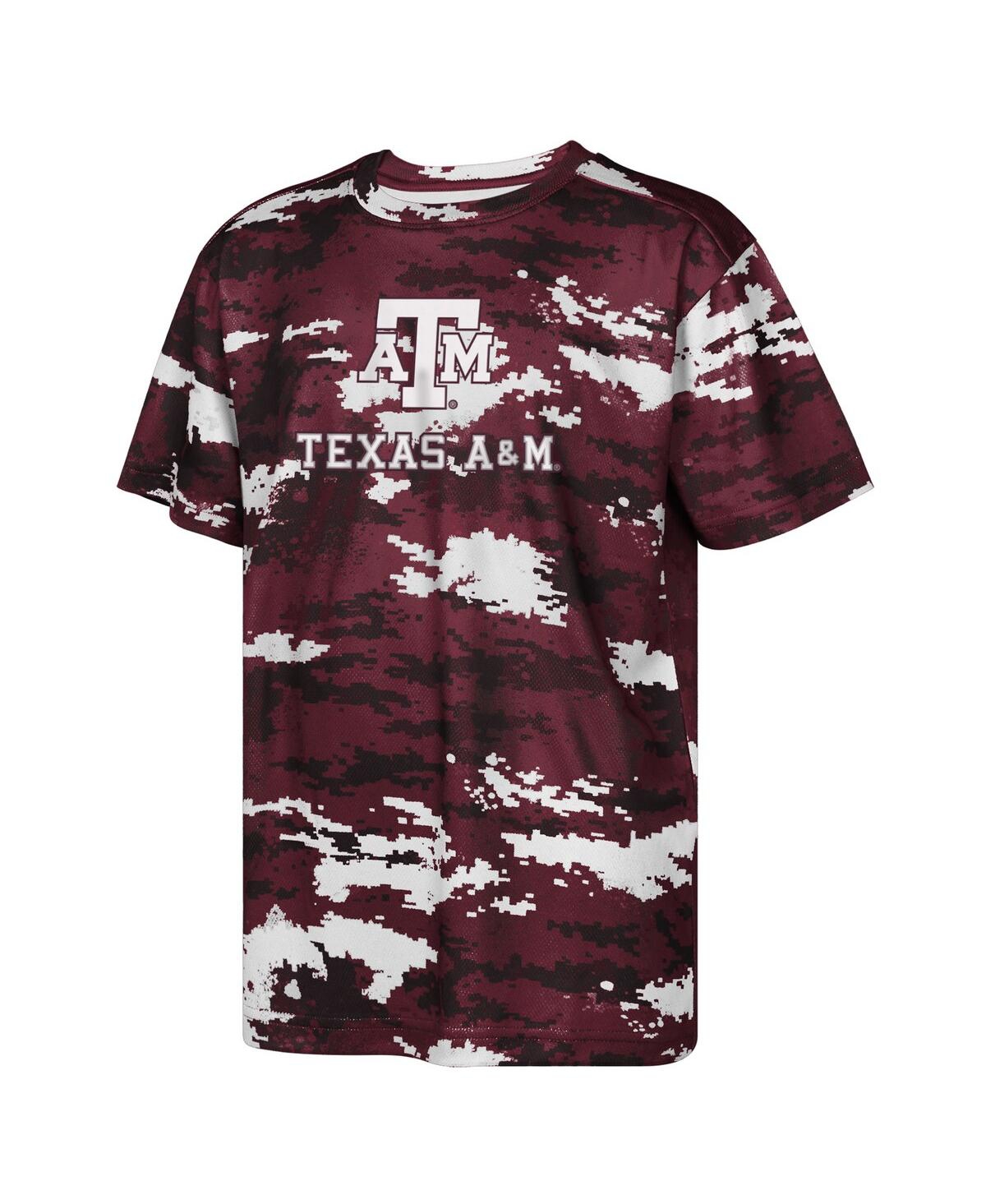 Outerstuff Youth  Maroon Texas A&m Aggies Scrimmage Sublimated T-shirt In Burgundy