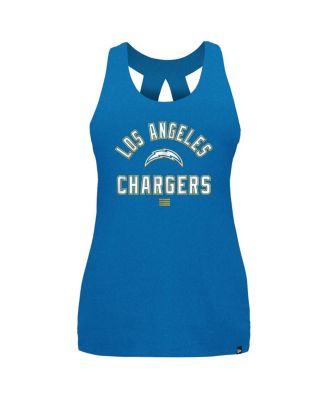 Women's Powder Blue Los Angeles Chargers 2024 NFL Training Camp Tank Top