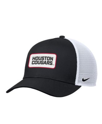 Nike - Men's Black Houston Cougars 2025 On-Field Rise Trucker Adjustable Hat