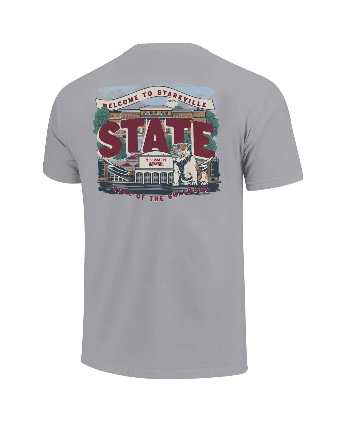 Image One Big Boys And Girls Gray Mississippi State Bulldogs Local Campus Scene T-shirt In Gray
