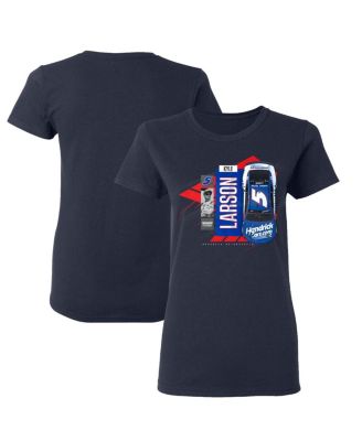 Hendrick Motorsports Team Collection - Women's Navy Kyle Larson Valvoline Car T-Shirt