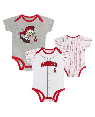 Outerstuff - Baby Boys and Girls Los Angeles Angels Play Ball 2-Pack Bodysuit Set