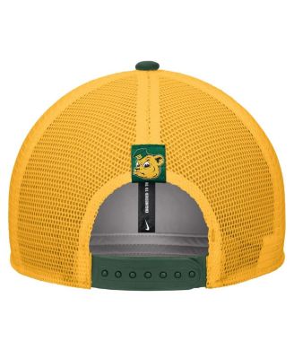 Men's Green Baylor Bears Vintage Arch Rise Performance Trucker Adjustable Hat