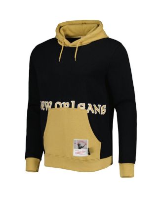 Men's Black New Orleans Saints Big Face 5.0 Pullover Hoodie