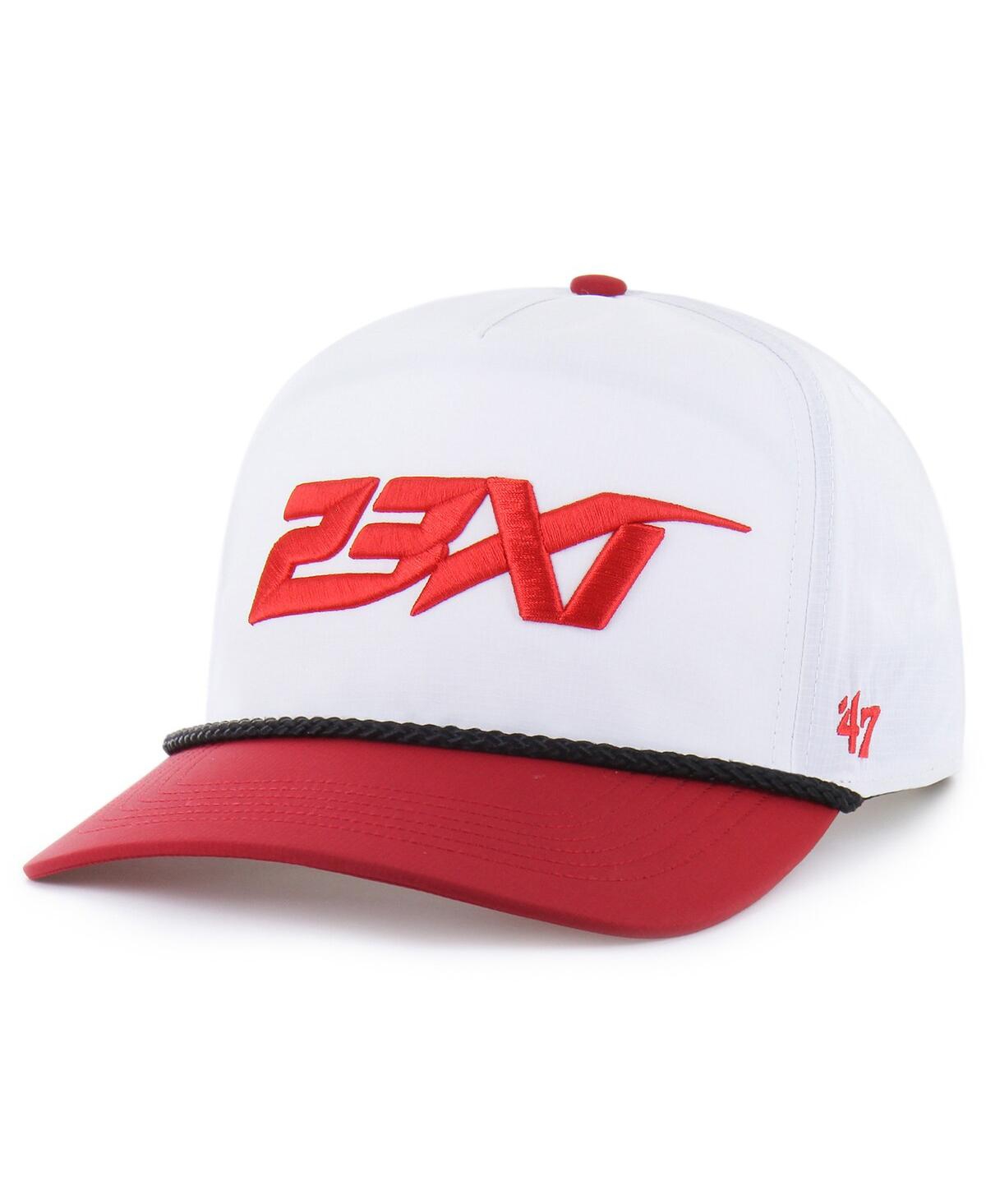 47 Brand Men's White/red Tyler Reddick 23xi Rope Hitch Adjustable Hat In Multi