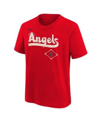 Big Boys and Girls Anthony Rendon Red Los Angeles Angels Fuse City Connect Name Number T-Shirt