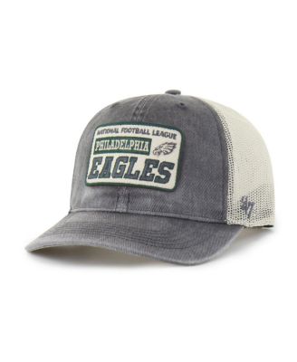 '47 Brand - Men's Charcoal Philadelphia Eagles Canteen Relaxed Trucker Adjustable Hat