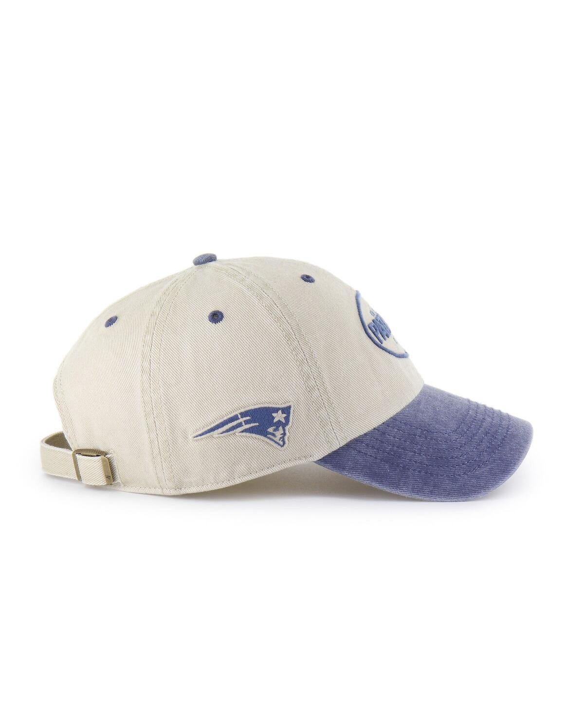 47 Brand Men's Khaki New England Patriots Breaking Trail Clean Up Adjustable Hat In Brown
