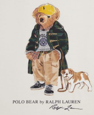 Big Boys Polo Bear Cotton Ringer T-Shirt