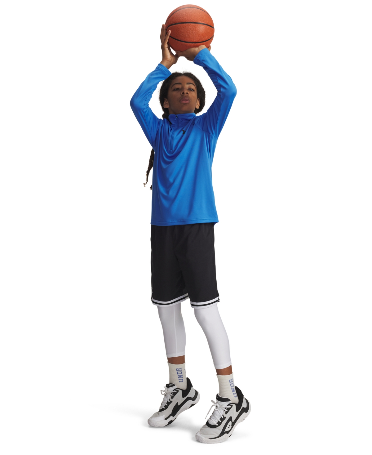 Under Armour Big Boys Tech Zip Jacket In Blue