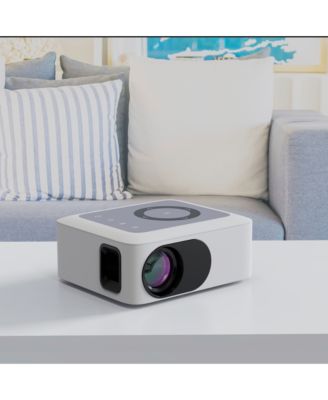 Portable Home Theater Projector, 80 ANSI Lumens, 720P, up to 120”