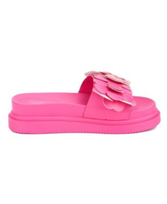 Camellia Flower Women's Slides