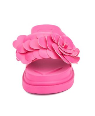 Camellia Flower Women's Slides