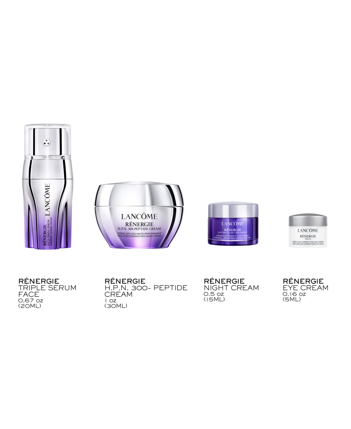 Lancôme 4-pc. Renergie Collection Skincare Set In Transparent