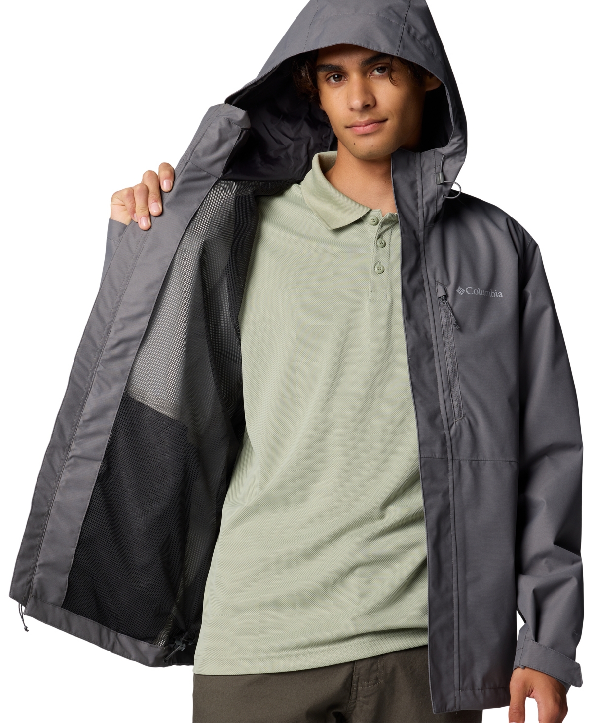 Columbia Men's Ascender Water-resistant Softshell Jacket In Gray