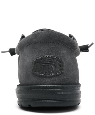 Men's Wally Stretch Canvas Slip-On Casual Moccasin Sneakers from Finish Line