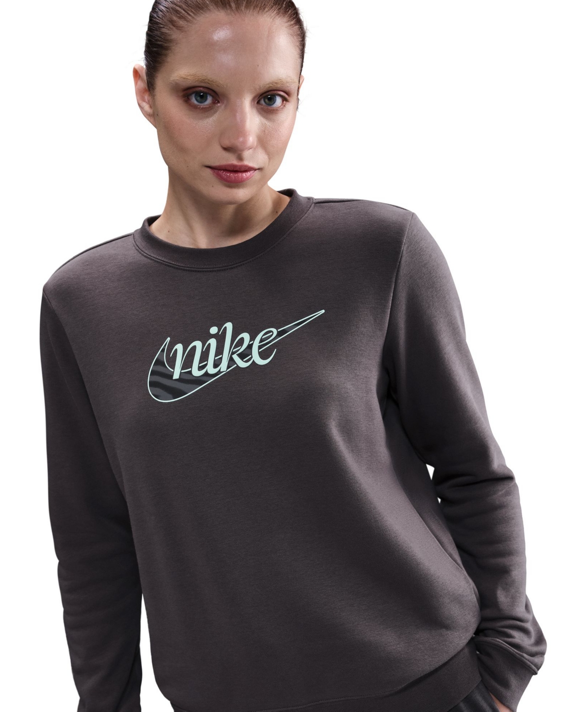 Nike Sportswear Women's Club Fleece Crewneck Sweatshirt In Blue