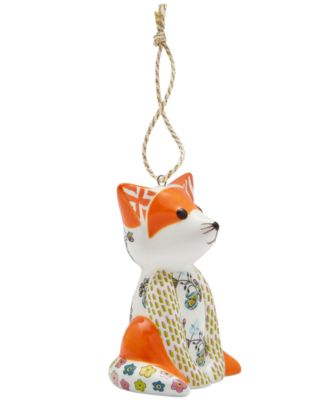 Kit Kemp Christmas Patchwork Tally Ho Fox Ornament
