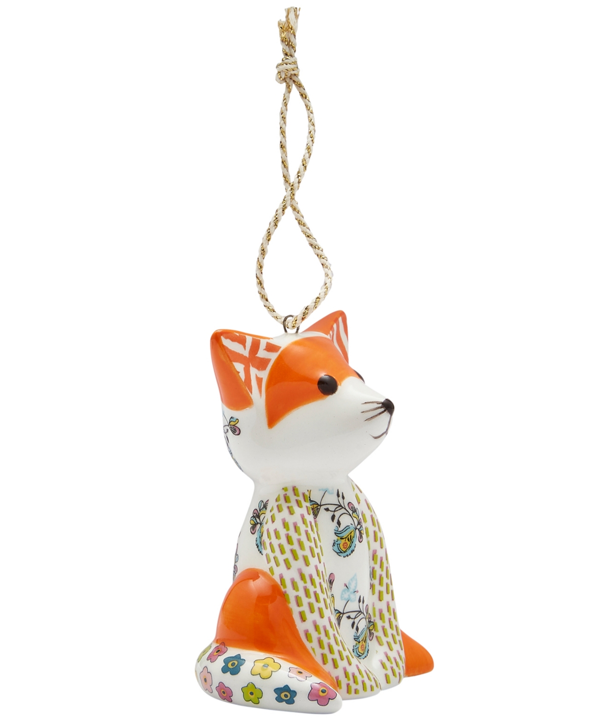 Spode Kit Kemp Christmas Patchwork Tally Ho Fox Ornament