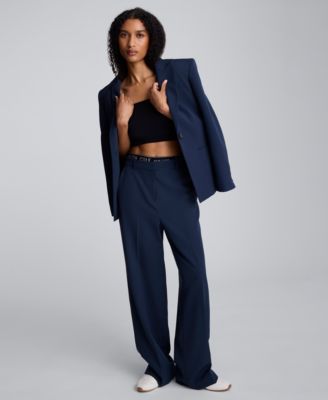 Women's Slim-fit Peak Lapel Blazer