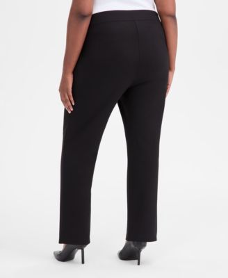 Plus Size High-Rise Slim-Fit Ankle Pants, Macy's Exclusive 