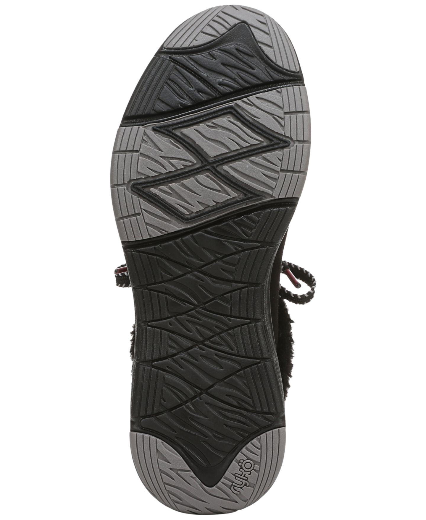Женские кроссовки Ryka Avid Water-Resistant Slip On, цвет: Чёрный искусственный замшевый — фото 5