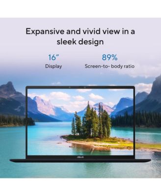 Vivobook 16 X1607 16" WUXGA Copilot+ PC Laptop, Qualcomm Snapdragon X X1-26-100 2.97GHz, 16GB RAM, 512GB SSD, Windows 11 Home, Quiet Blue