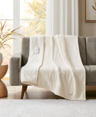 Heated Waffle to Sherpa Throw, 50" x 60"