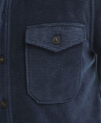 Men's Polar Fleece Button-Up Shirt