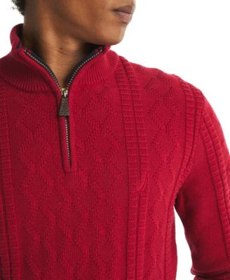 Men's Cable Long Sleeve Sweater