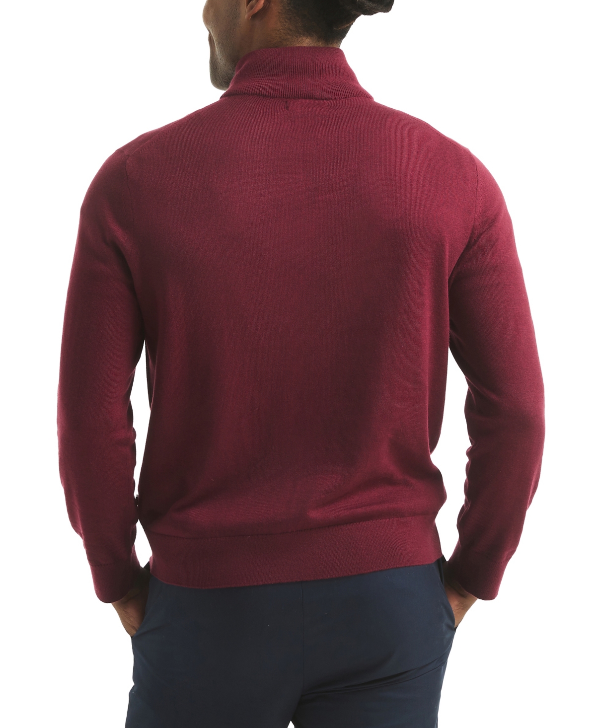 Nautica Men's Navtech Classic-Fit Solid Quarter Zip Sweater