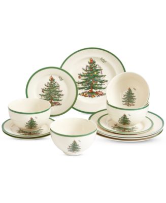Spode Christmas Tree 12 Pc. Dinnerware Set