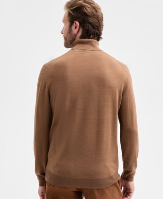 Men's Merino Wool Blend Turtleneck Sweater