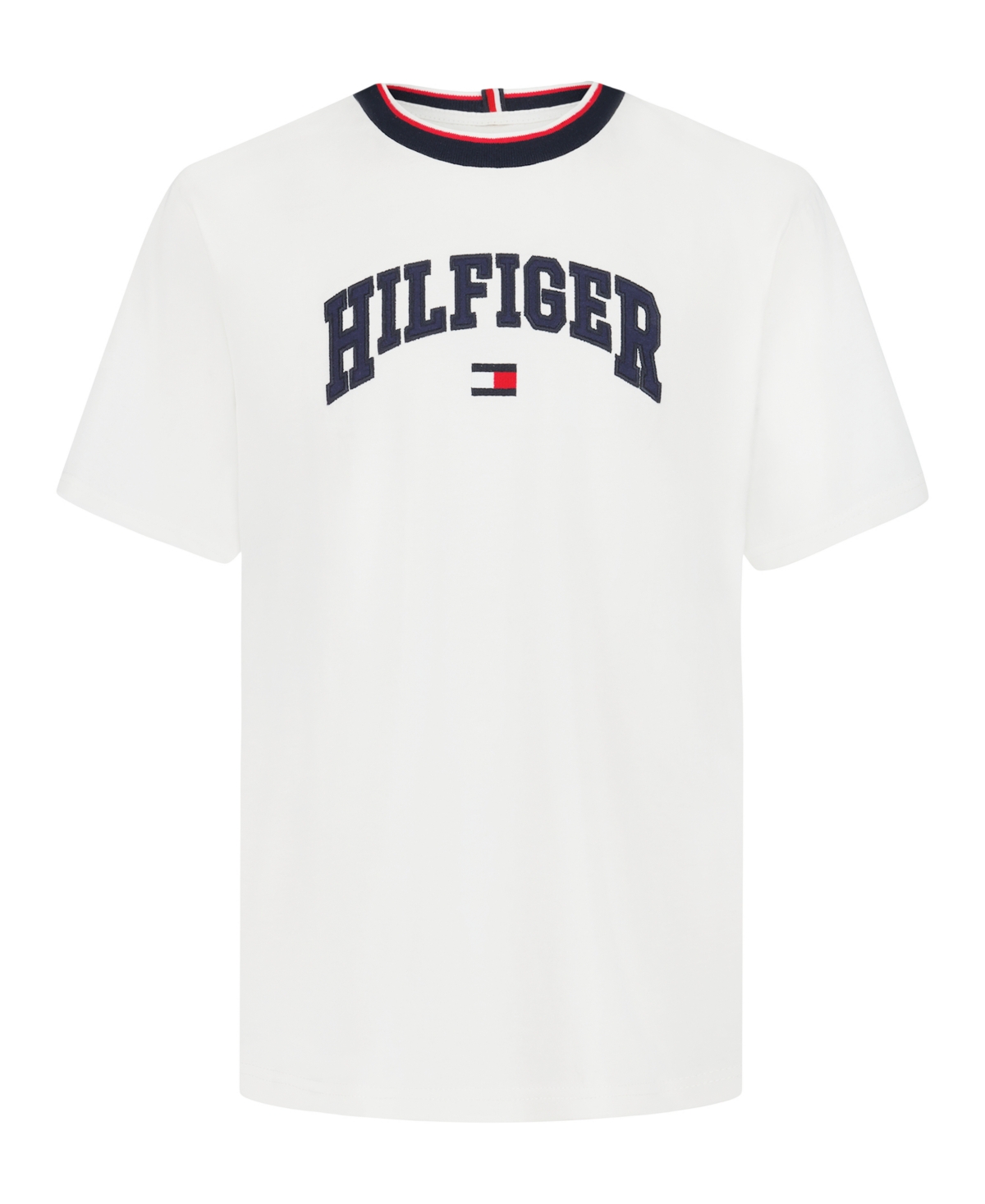 Tommy Hilfiger Big Boys S-xl Hilfiger Arch Short Sleeve T-shirt In White
