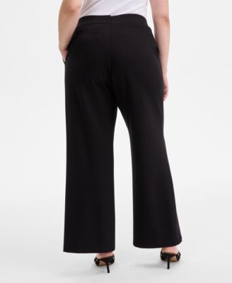 Plus Size High-Rise Pull-On Pants, Macy's Exclusive 