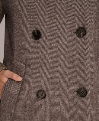 Women's Buttoned Maxi Wool-Blend Coat