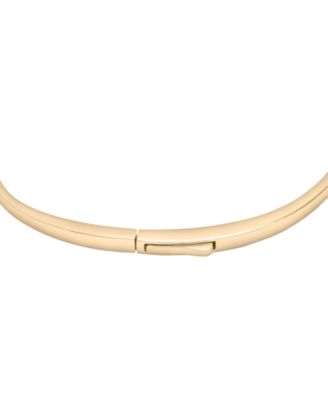 Diamond Three Stone Bangle Bracelet (1/4 ct. t.w.) in 10k Gold, Macy's Exclusive