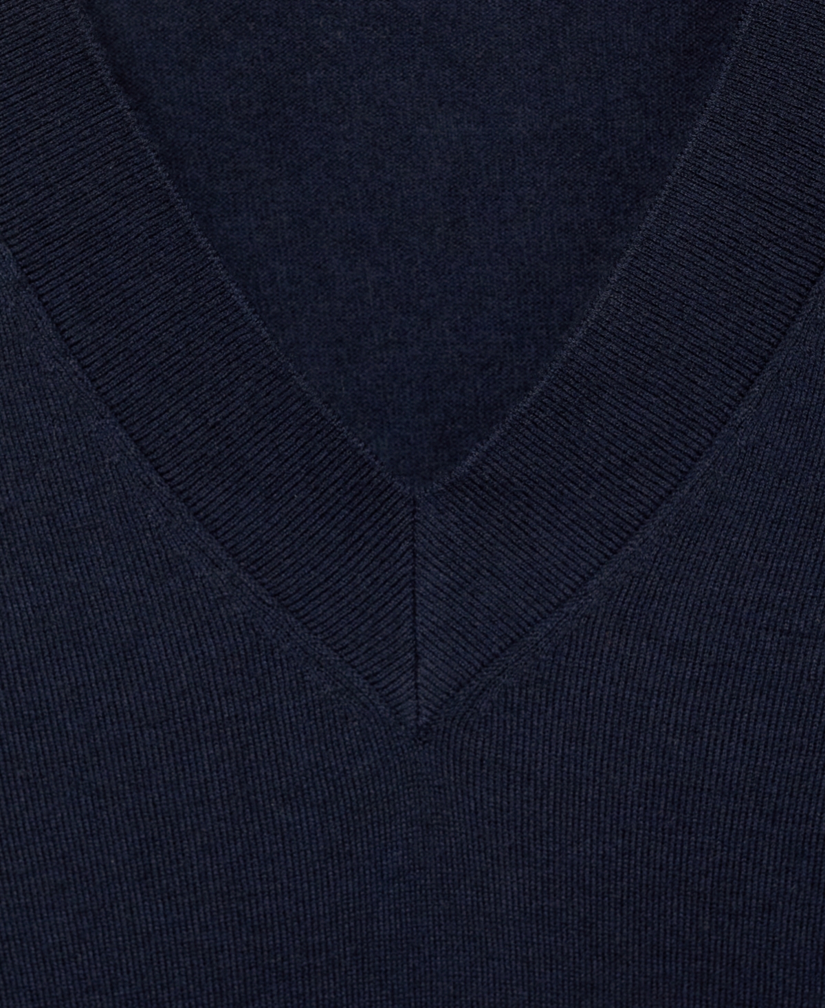 Mango Women's V-neck Knit Sweater In Blue