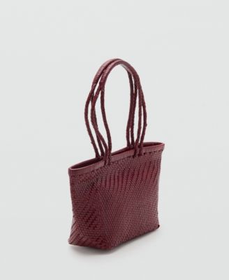 Women's Braided Leather Shoulder Bag