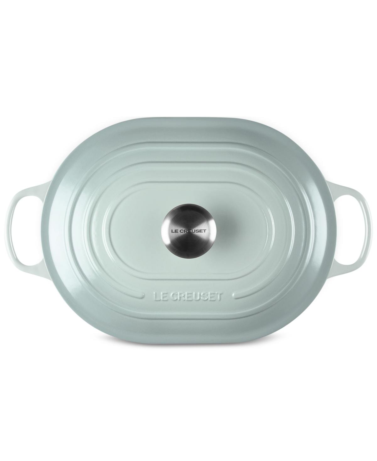 Le Creuset Enameled Cast Iron Signature 3.75-quart Oblong Dutch Oven With Lid In Blue