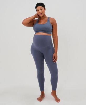 Women's Athletic Maternity Legging with Supportive Belly Band