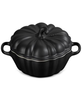 Stoneware Figural 12-Oz. Pumpkin Petite Cocotte