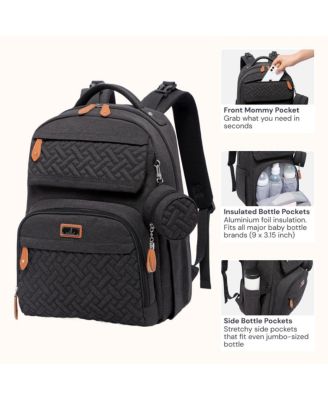 Kids Diaper Bag Backpack Versatile Bag Travel Mummy Bag with Changing Pad & Accessories