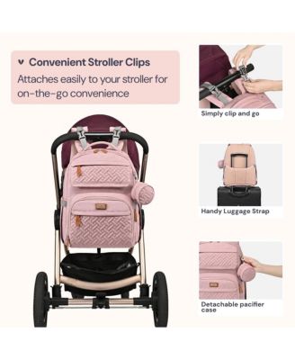 Kids Diaper Bag Backpack Versatile Bag Travel Mummy Bag with Changing Pad & Accessories