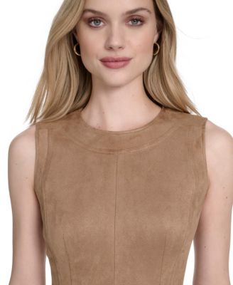 Women's Sleeveless Midi Sheath Dress