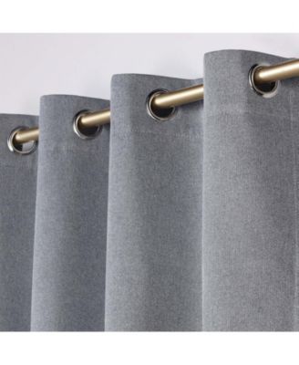 Nyan 100% Blackout Machine Washable Curtains, Set of 2 Panels, 52 X 84